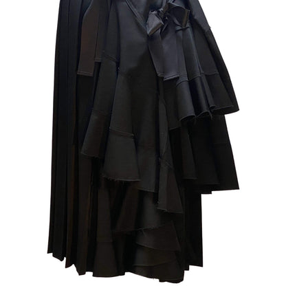 tao-wool-wrap-skirt Skirt Black