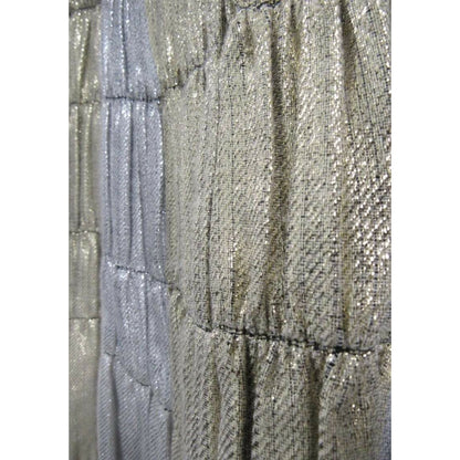 tao-comme-des-garcons-gold-and-silver-pleated-wrap-skirt Skirts Light Slate Gray