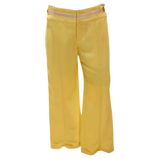 undercover-yellow-crop-pant Pants Dark Khaki