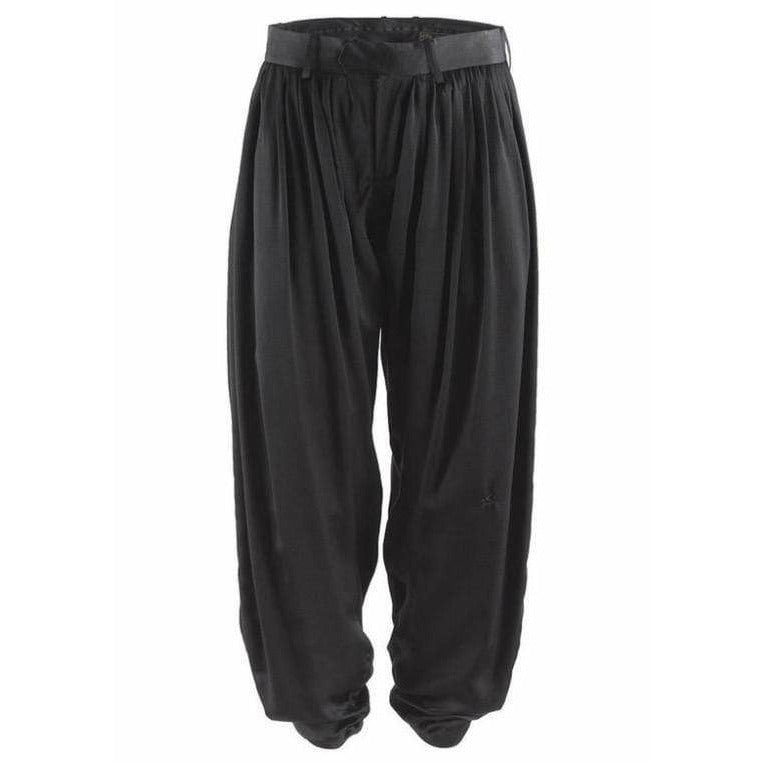 Pants undercover-black-pleated-silk-harem-pants Dark Slate Gray