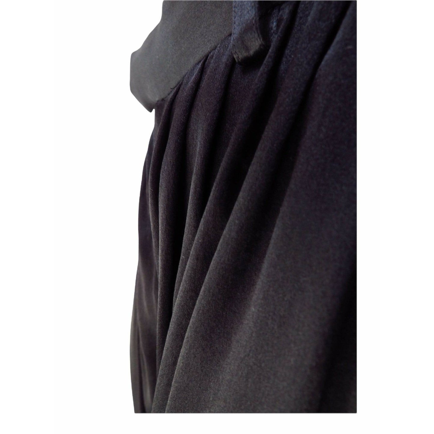 undercover-black-pleated-silk-harem-pants Pants Dark Slate Gray