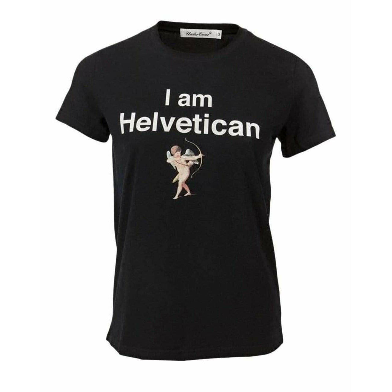 Shirts & Tops undercover-black-cotton-helvetica-t-shirt Black