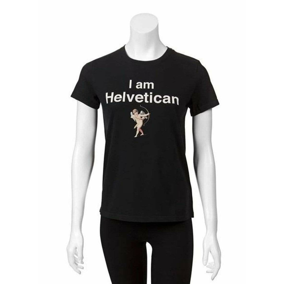 Shirts & Tops undercover-black-cotton-helvetica-t-shirt Black