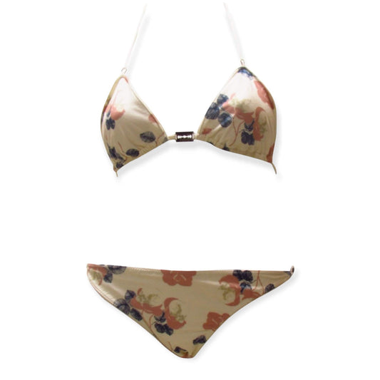 undercover-printed-string-bikini Swimwear Dim Gray