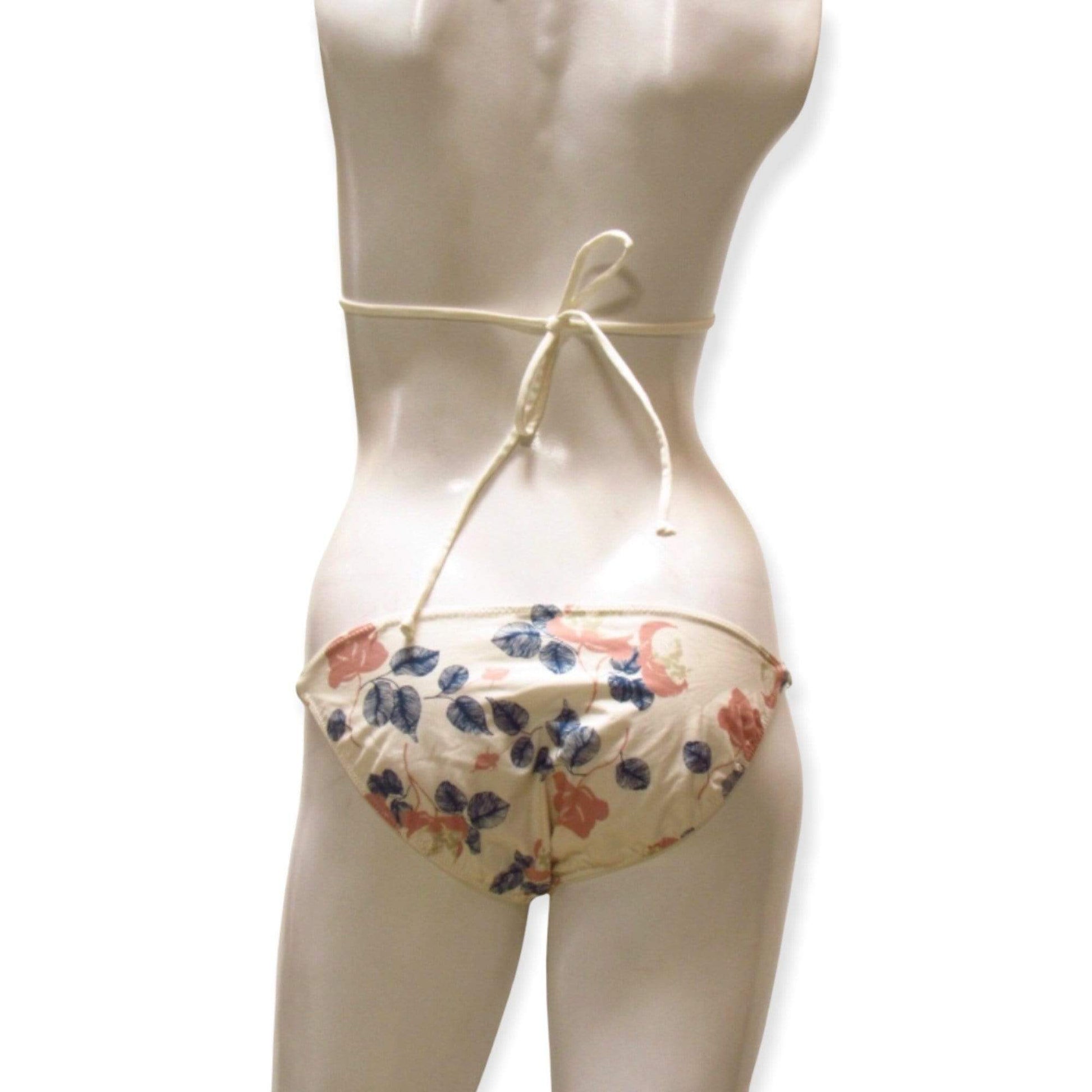 undercover-printed-string-bikini Swimwear Rosy Brown