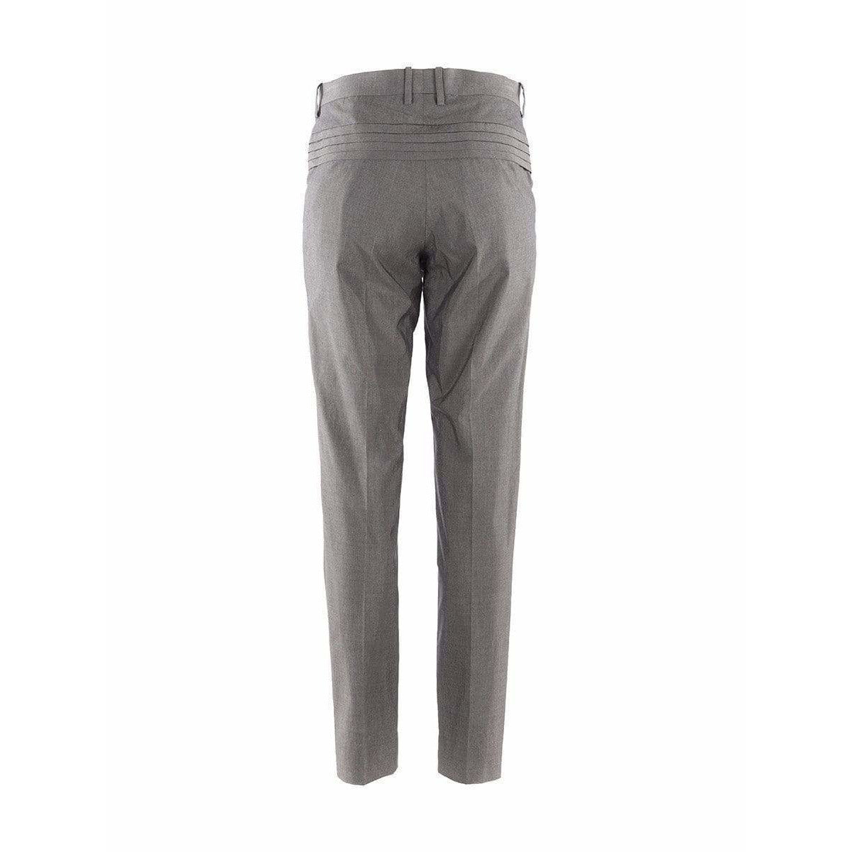 Womens Pants pleated-trouser-in-grey Dim Gray