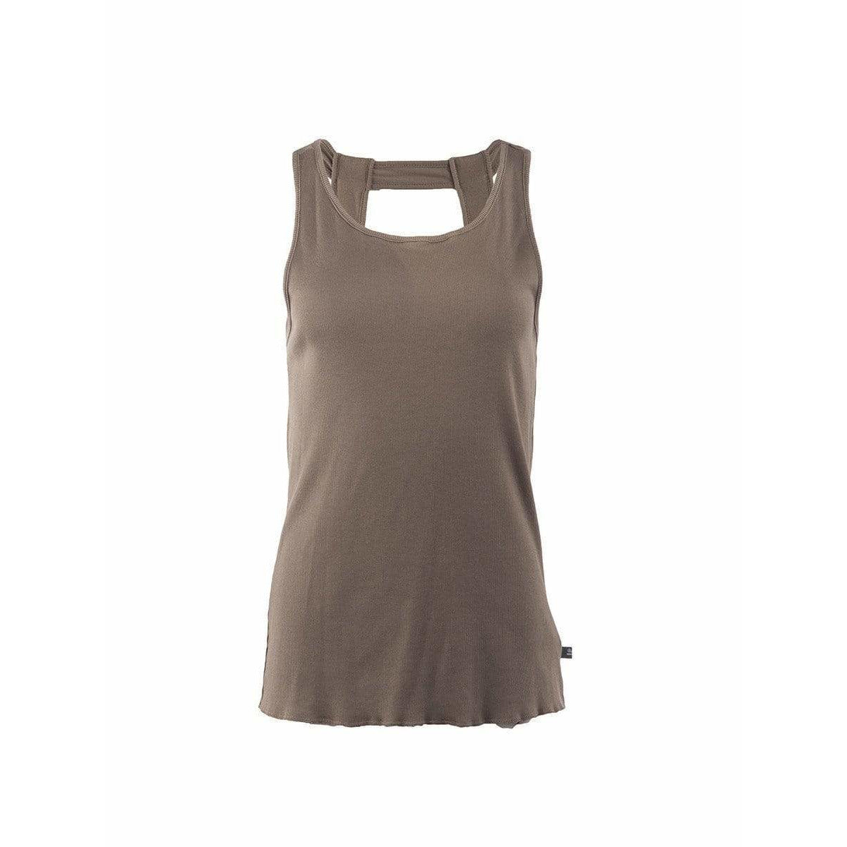 Womens Tops ribbed-cotton-tank Undercover Dim Gray
