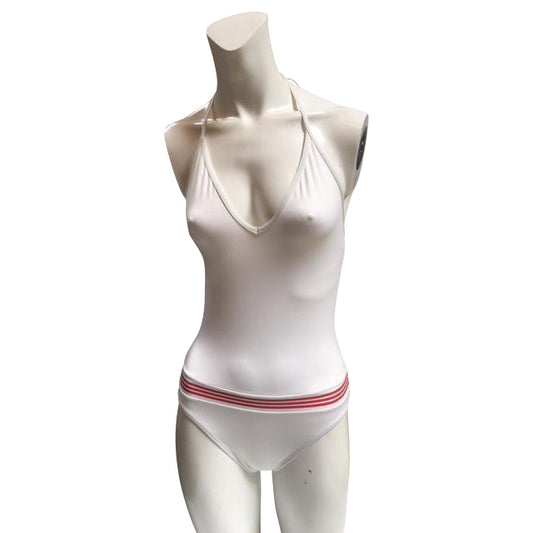 Swimwear one-piece-halter-swimsuit-1 Rosy Brown
