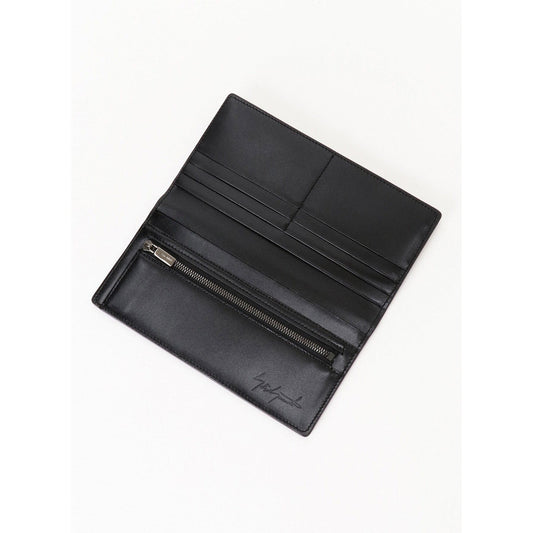 Yohji Yamamoto Wallets & Money Clips 19cm x 9.5cm x 1.8 cm / Black / Cow Leather Yohji Yamamoto Long Wallet