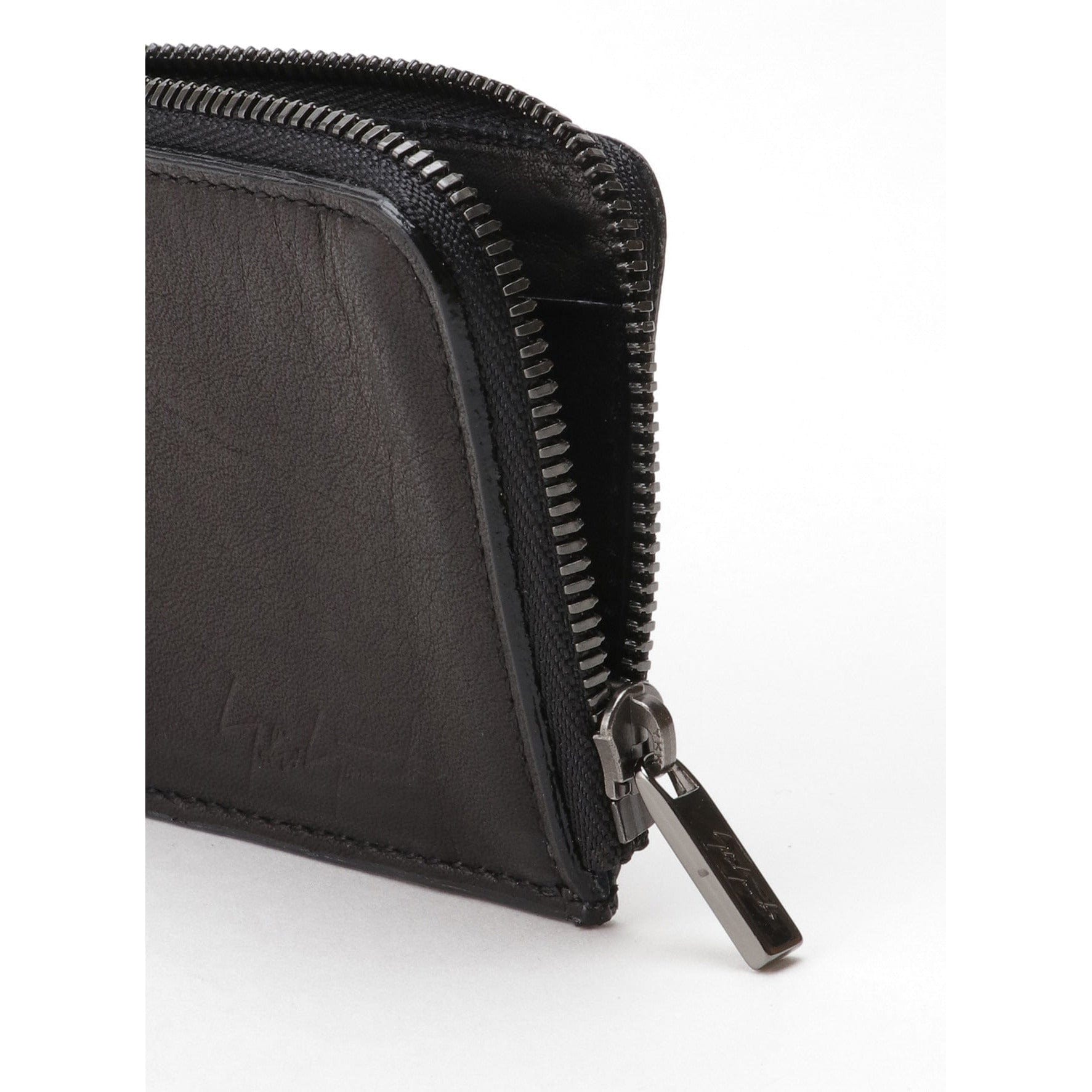 Yohji Yamamoto Wallets & Money Clips 7.5cm x 12.5cm x 1.5cm / Black / Cow Leather Yohji Yamamoto Mini Card Wallet