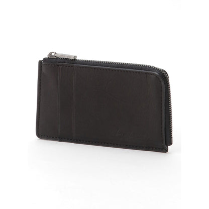 Yohji Yamamoto Wallets & Money Clips 7.5cm x 12.5cm x 1.5cm / Black / Cow Leather Yohji Yamamoto Mini Card Wallet